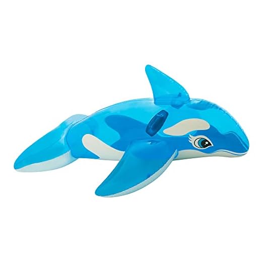 Intex Ballena Hinchable Acuática, Colchoneta Para Piscina Con 2 Asas, 152X114 Cm (58523)