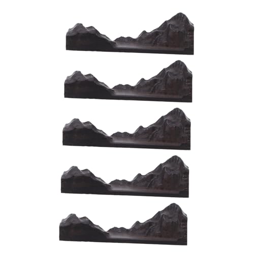 AKOOSY 5 ؒ̐ڒ܃x[X Diyf Wooden Table Centerpieces Diy ؐ̃ubN̑ Dark Brown