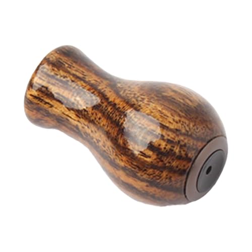kowaku Fishing Reel Handle Knob Power Handle Knob DIY Lightweight Wood Repair Spare Part Sturdy Modified Practical Grip Reels Part, Brown A