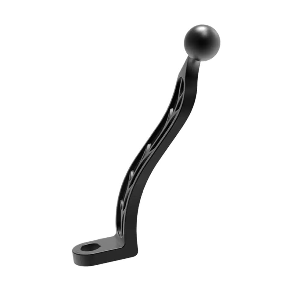 Motorcycle Ball Head Fit for Phone Mounts Holder Mirror Adaptor Secure Bar Mounting Bracket Handlebar(A)