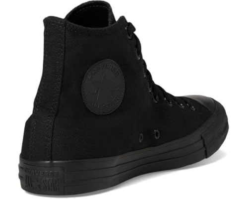 Converse Chuck Taylor All Star High Top Sneaker, Black (Monochrome), Size 104