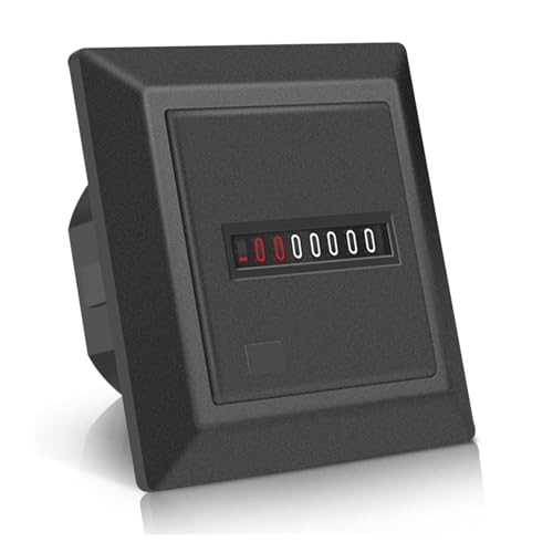 Compteur Horaire Mécanique, Compteur Horaire de Générateur de Compteur Horaire de Moteur AC 380 V Minuterie Industrielle, Compteur Horaire Mécanique...