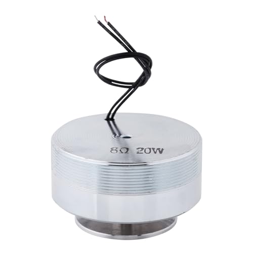 NDNCZDHC 50MM Round Resonance Speaker 2Inch Internal Magnetic Type 360° Frequency Transmission Vibration Louderspeaker for Computer Laptop MP3 MP4 CD Mobile Phone(8? 20W)