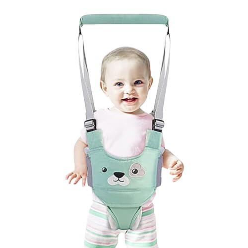 Arnés para caminar – Arneses de seguridad ajustables para andadores, extraíble, transpirable, de mano, herramienta de entrenamiento, ayuda a transporte transpirable para niños de 6 a 36 meses