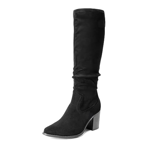 DREAM PAIRS Women's Knee-High Suede Boots Cover
