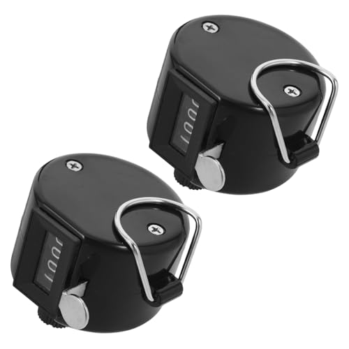 Luxshiny Hand Tally Counter 4- Display Handheld Manual Counter for Visitors Counting Durable Plastic Construction