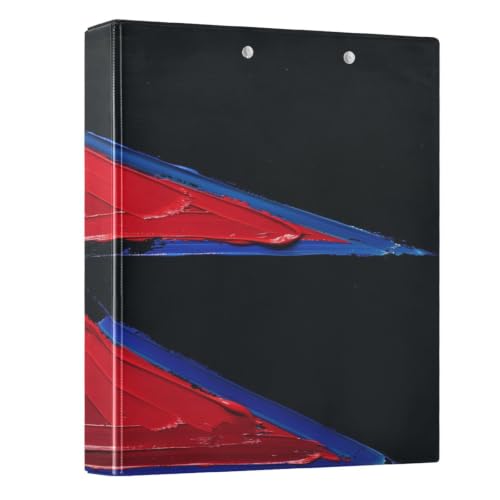 Classeur 3,8 cm anneaux en D Peystean motif peinture drapeau népalais
