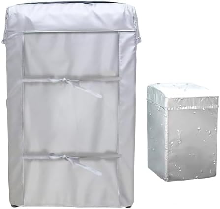 （03:00時点） NaturesHome 洗濯機カバー 【2025デザイン改良】専門 4面包みデザイン シルバー 台風対応 屋外 防水 防塵 防湿 日焼け止め 光耐久 S M L XL 過熱保護 オックスフォード 防水生地 ファスナー開閉式 (M（55*56*89㎝ 6～8KG対応）)…