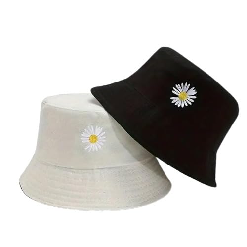 1pcs Black Color Sun hat Unisex Outdoor Cap Reversible Bucket Hat Trend for Women Double Sided Wear & Packable Design