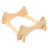 Ipetboom Soporte de Madera para Barril de Cerveza y Vino de 5 litros Base Estable de Roble Natural para Dispensador de Bebidas Soporte para Jarra de Galón Adecuado para Hogar y Eventos