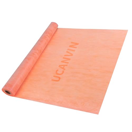 108 SQ FT Waterproofing Membrane for Bathroom Shower, 27.6mil, 3' 3" x 32.8FT Tile Flooring Underlayment Roll Under Ceramics, Natural Stone Tiles and LVT for Shower Wall, Bathroom Floors
