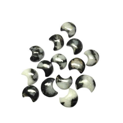 White Buffalo Crescent Moon Shape Loose Cabochon Gemstone for Jewelry