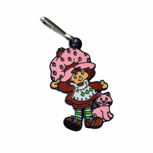 Strawberry Shortcake Short Cake Cartoon 80s Zipper Pull Clip