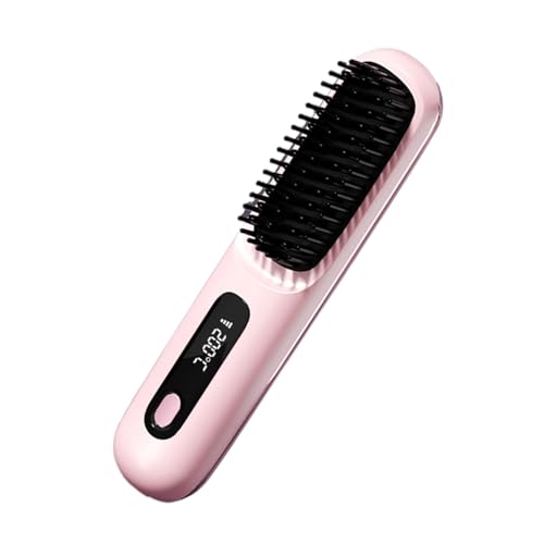 Brosse lisseuse aux ions négatifs pour un lissage brillant sans frisottis et sans chaleur excessive