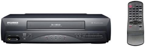 Sylvania 6240VE 4-Head VCR with Remote and Front AV Input (Audio/Video Input)