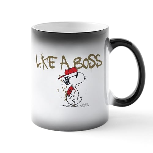 Taza mágica cerámica CafePress Peanuts Snoopy 11 oz miniatura 1