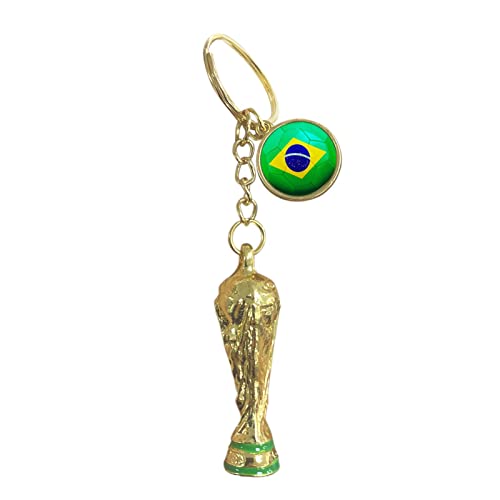 Chaveiro troféu de futebol, chaveiro troféu da Copa do Mundo do Qatar 2022 - troféu de futebol Hercu