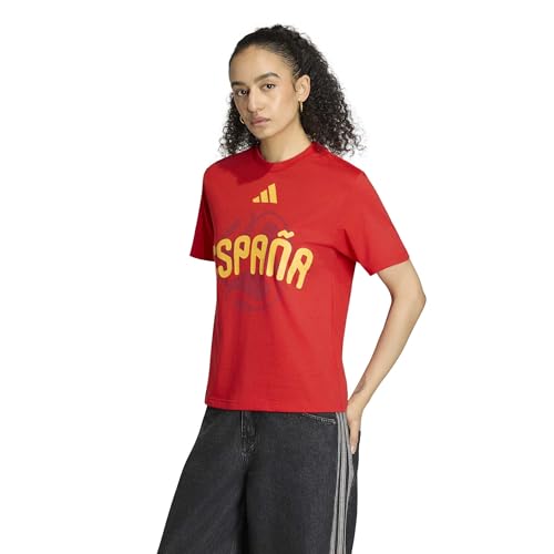 adidas Womens FIFA World Cup 2026 T-Shirt Spain/Vivid Red Medium