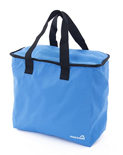 Image of Mintra Insulated Cooler Bag - 14.5inH x 15.75inW x 6.5inD - Beach Bag, Large Reusable Bag for Shopping, Groceries, Picnics, Camping, Beach, Parties, Drinks, Beer, Water