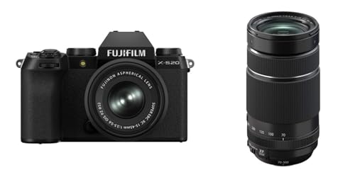 富士フイルム(FUJIFILM) ミラーレスデジタルカメラ X-S20 レンズキットボディ内手ブレ補正 Vlogモード搭載 撮影可能枚数(800枚) AUTO被写体検出 大型グリップ F X-S20LK-1545 二言語対応 X 交換レンズ フジノン ズーム 超望遠 コンパクト防塵防滴耐低温 リニアモーター(静音) 絞りリング F XF70-300MMF4-5.6 R LM OIS WR
