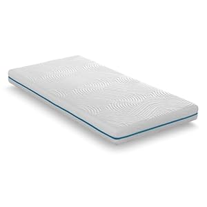CB Mattress Colchón de Cuna Bebé 120×60 Pro-12 Transpirable, Antiácaros, Desenfundable Lavable con Cremallera. Alto 12 cm