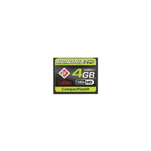 Scheda di memoria professionale ad alta velocità Mach III, 160 MB/s, senza errori (CF), classe 10, 4 GB, 1200X