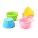 Silikonowa forma do pieczenia muffinek, do gospodarstwa domowego, przyjazna dla środowiska, do pieczenia, wielokrotnego użytku, wysoka i niska temperatura, 7 cm, 20 sztuk