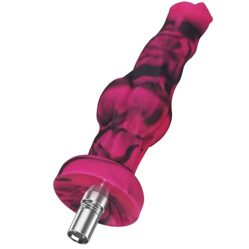 Sex Machine Dildo 8.6 in Silicone Knot Dildo with 3 XLR Connector Fantasy Dildo Sex Machine Attachments
