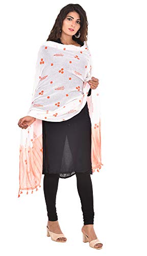 Image of Women's Solid Cotton Dupatta