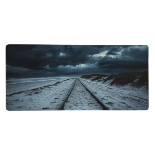Gaming mouse pad y alfombrilla para ratón y teclado G347 de 60x40 cm con base de goma