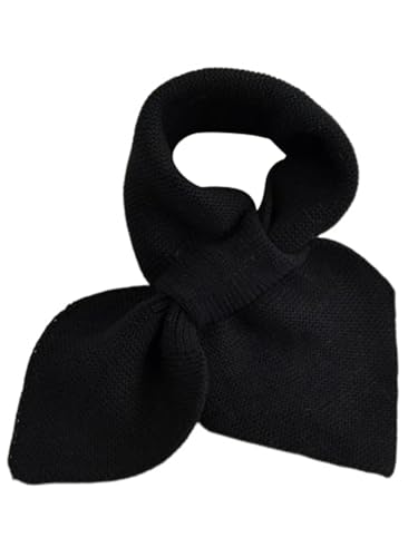 2Pcs Winter Knitted Scarf for Boy Girl Rib Knit Keyhole Pull-Through Scarves Soft Cute Neck Warmer Collar Scarf Neckerchiefs2