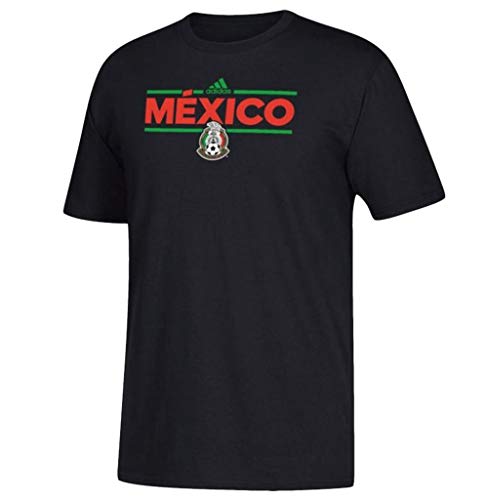 T-shirt adidas Mexico Dassler noir pour homme taille S performant