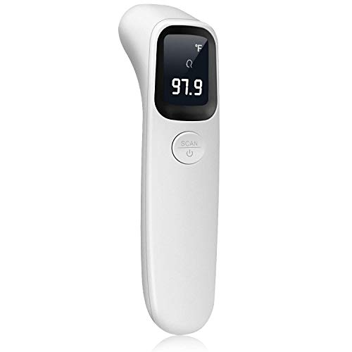 ALICN Non-Contact Infrared Forehead Thermometer Gun with LED Display,Digital Medical Ear Household Thermometer, Smart Sensor Gun for Infants and Adults(Delivery Time: 3-7 Days CA in Stock)