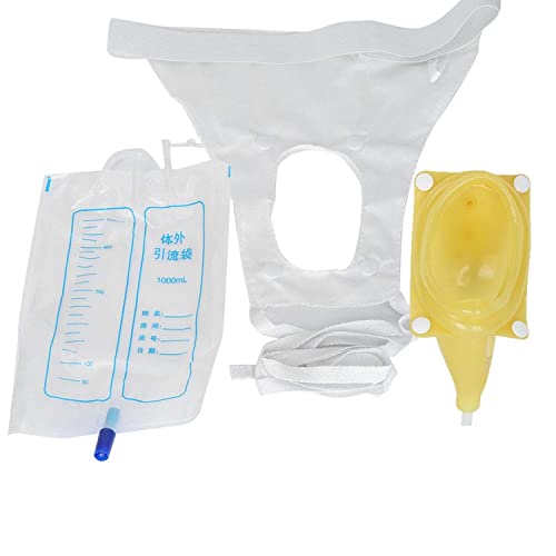 Reuseable Female Urinal Pee Holder Bag Collector for Urinary Incontinen Daily Care (1 Set)
