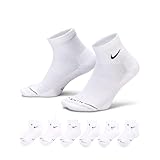 Nike Everyday Plus Ankle (6 Pairs), Multi-Color, Large