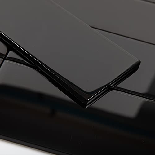 Adedeo Glass Subway Tile 4 X 12 Inch Black For Kitchen Backsplash Bathroom Wall Pack Of 12 Sheets #TOP3