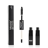 VOLLUCK Mascara Capelli Temporaneo per Radici – Ritocco Capelli Bianchi 2 in 1, Copertura Istantanea, Effetto Naturale, Ideale per Uomo e Donna (Nero, 7 ml (Confezione da 1))