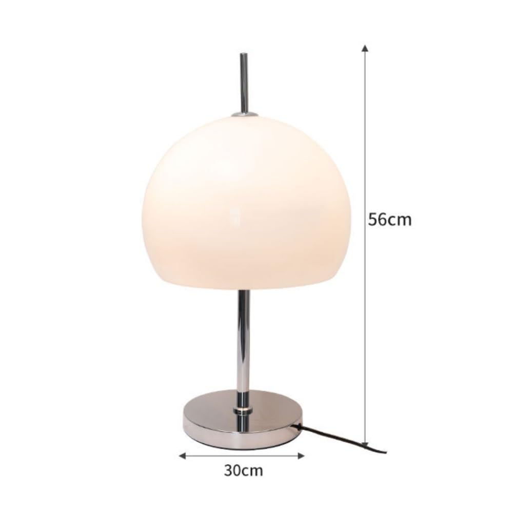 Lampada in vetro Bauhaus, luce notturna ambientale sul comodino | Design Bauhaus, paralume in vetro, metà secolo, controllo della linea, luce ambientale(Yellow)
