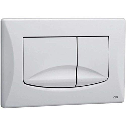 Colore: bianco PLACCA DI COMANDO RIVER DUAL 2 PULSANTI OLIVER Bianca