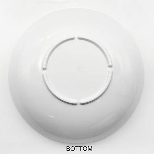 Kx-Ware 12-Inch Melamine Serving Bowls - Larger Salad Bowls Mixing Bowls, Set Of 2 White | Break-Resistant 100% Melamine Bowls | Dishwasher Safe, Bpa Free #TOP3