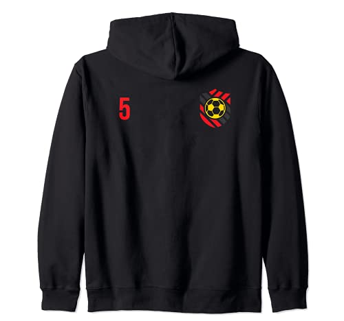 Flag Belgium Zip Hoodie, Black, S