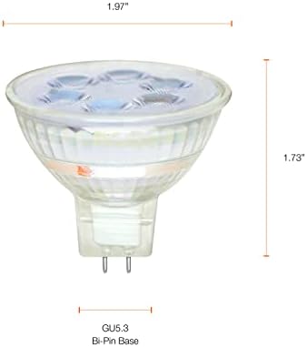 Sylvania MR16 Ultra LED Light Bulb, 35° Flood, 6W, 35W Equivalent, 22 Years, GU5.3 Base, Dimmable, 450 Lumens, 3000K, White, Glass - 1 Pack (78239) image 5