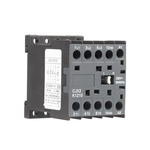 Contactor de CA mini CJX2-K con contacto auxiliar NO NC modular 2