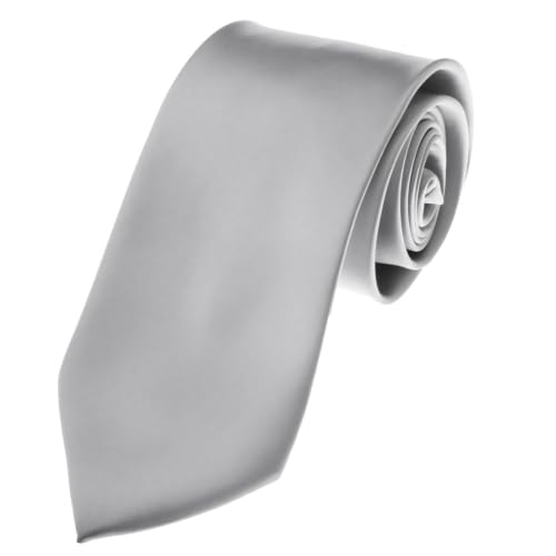 TOPTIE Unisex Necktie Solid Color Regular Tie Plaid Stripe Skinny Tie
