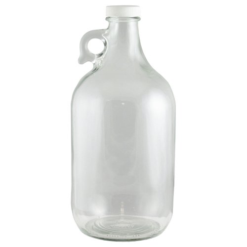 KegWorks Clear Glass Beer Growler - 64 oz