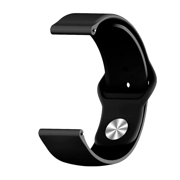 Image of Soft Silicone Strap Replacement Band for Apple || Realme || Boat || Noise || Fireboltt || Amazfit || Samsung || Oneplus Smart Watch Straps