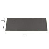 Infrarot Heizmatte 50x150cm Heizteppich Fußwärmer Wärmematte Dunkel Grau
