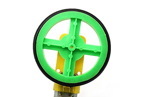 Image of Electronic Spices PACK OF 4 Plastic Project Wheels - Designed for Science and Engineering Car Projects (60mm x 6mm)