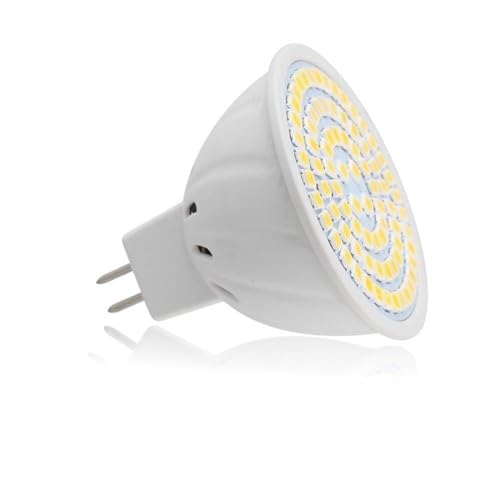 SIYTREWQS, 10 �p�b�N�ALED �����v�X�|�b�g���C�g AC110V E27/E14/MR16/GU10 48/60/80LED-2835SMD �����v�X�|�b�g�d��(MR16 Warm White,48 LEDs)