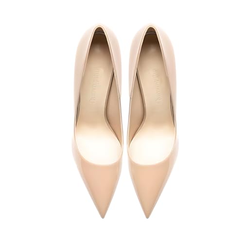Image of Women's Pointed Toe Shallow Stiletto Heels 4.7 Inch Pumps Wedding Party Banquet Shoes